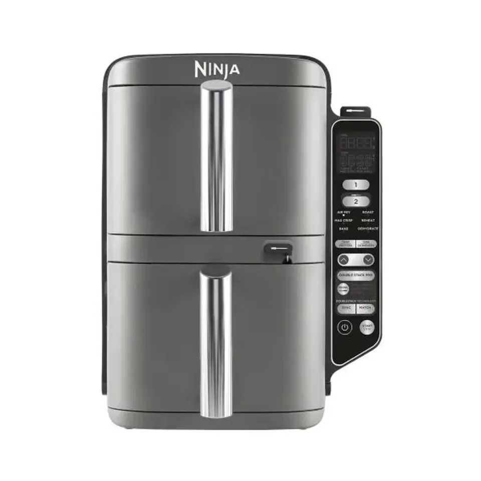 NINJA DOUBLE STACK XL 9.5L AIR FRYER WITH SMART COOK SYSTEM SL451QUK