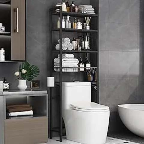 BOXED KALRIN 4 TIER OVER-THE-TOILET STORAGE RACK