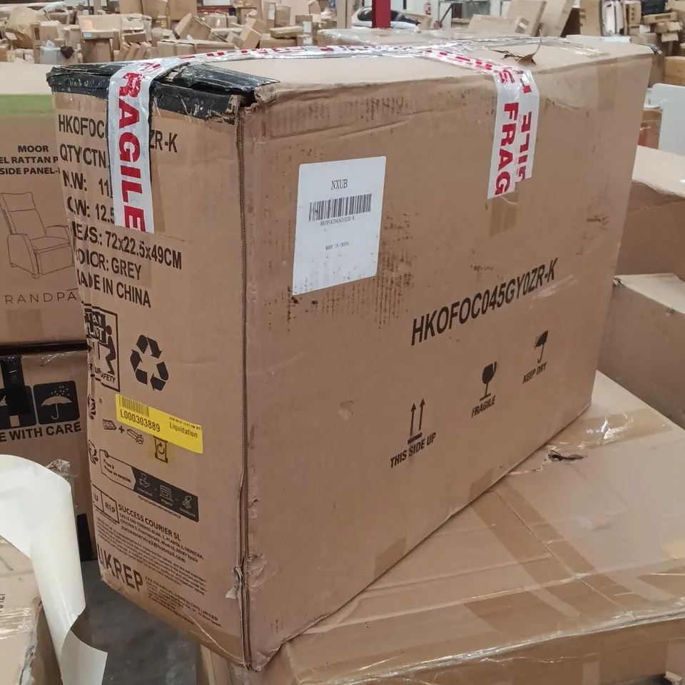 BOXED OFFICE CHAIR - DARK GREY (1 BOX)