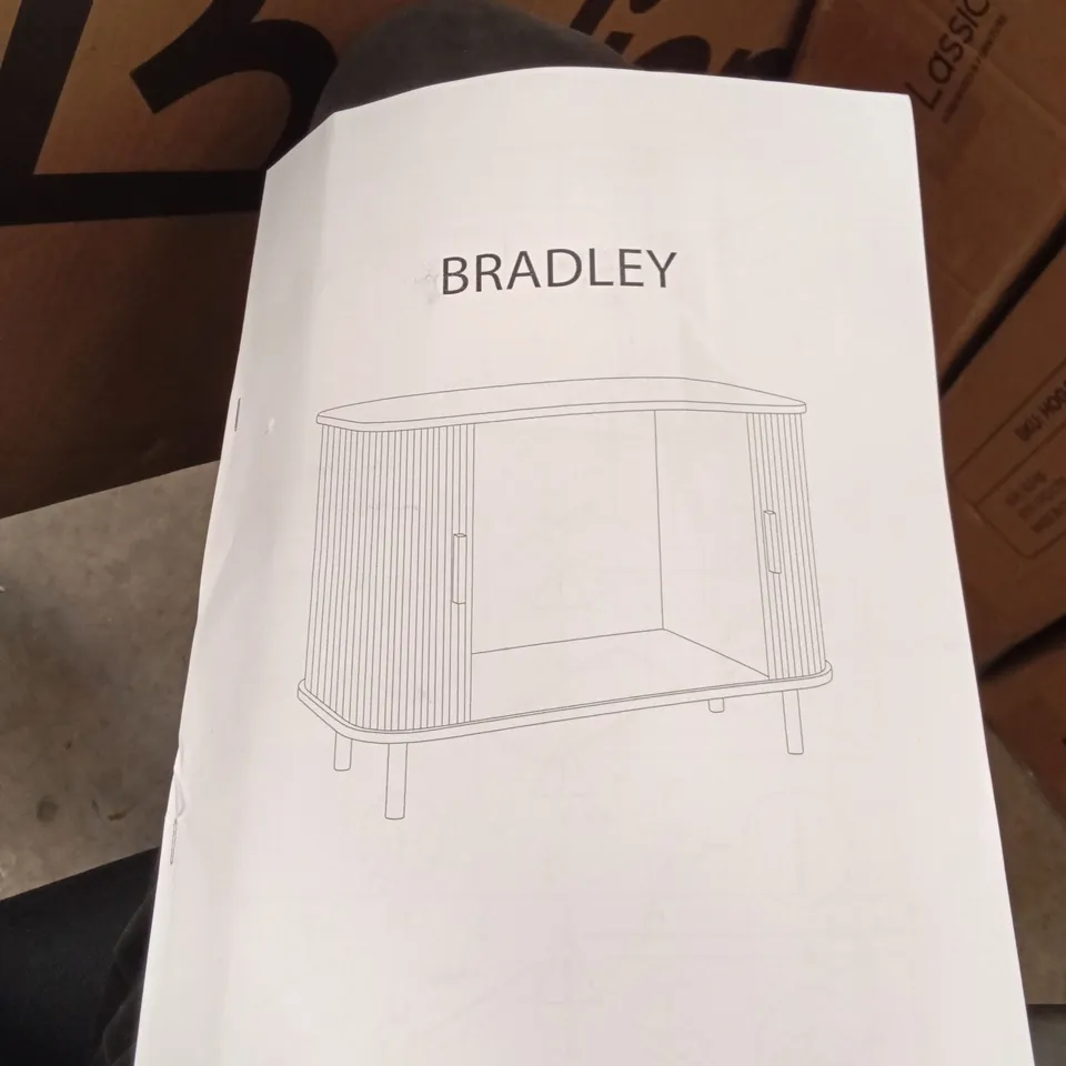 BOXED BELIANI BRADLEY STORAGE UNIT - BLACK (1 BOX) 