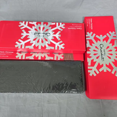 LOT OF 3 HOTEL CHOCOLAT CLASSIC CHRISTMAS TRAYS 