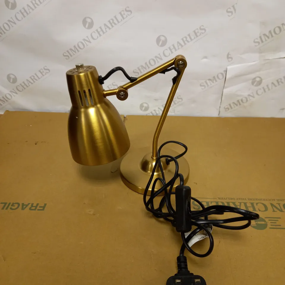 JOHN LEWIS TONY TASK LAMPS BRASS