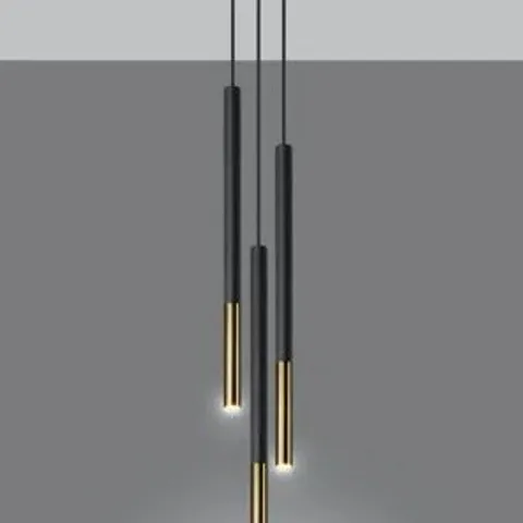 BOXED MOZAICA 3-LIGHT CLUSTER PENDANTS 