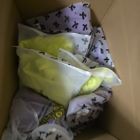 BOX OF APPROXIMATELY 10 ASSORTED KOI OVERSIZED HOODIES IN VARIOUS SIZES AND COLOURS 