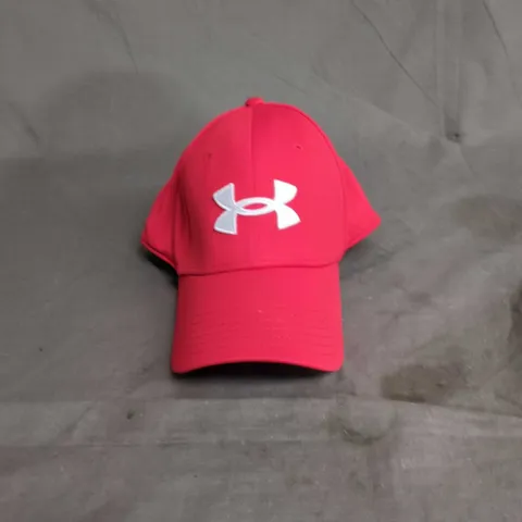 UNDER ARMOUR BASEBALL CAP – RED WITH WHITE UA LOGO