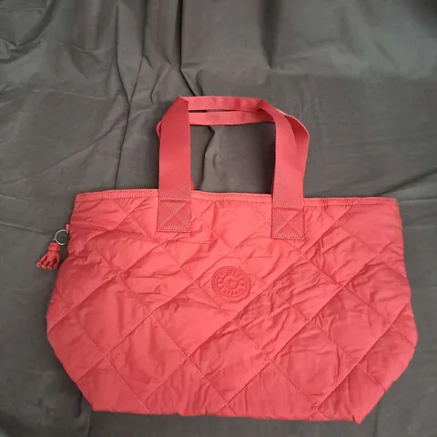 KIPLING PREM IRICIA TOTE BAG IN COSMIC PINK