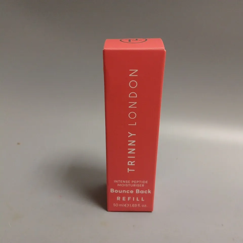 BOXED AND SEALED TRINNY LONDON INTENSE PEPTIDE MOISTURISER BOUNCE BACK REFILL (50ml)