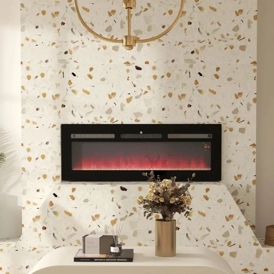 BOXED JANA BELFRY HEATING ELECTRIC INSET FIRE (1 BOX)