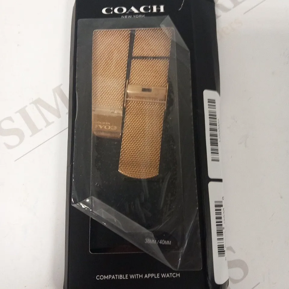 BOXED COACH APPLE WATCH STRAP