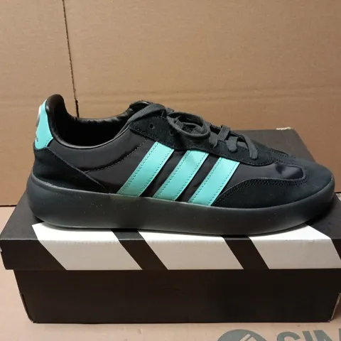 BOXED PAIR OF ADIDAS BARREDA DECODE MERCEDES TRAINERS IN GREY - UK 10