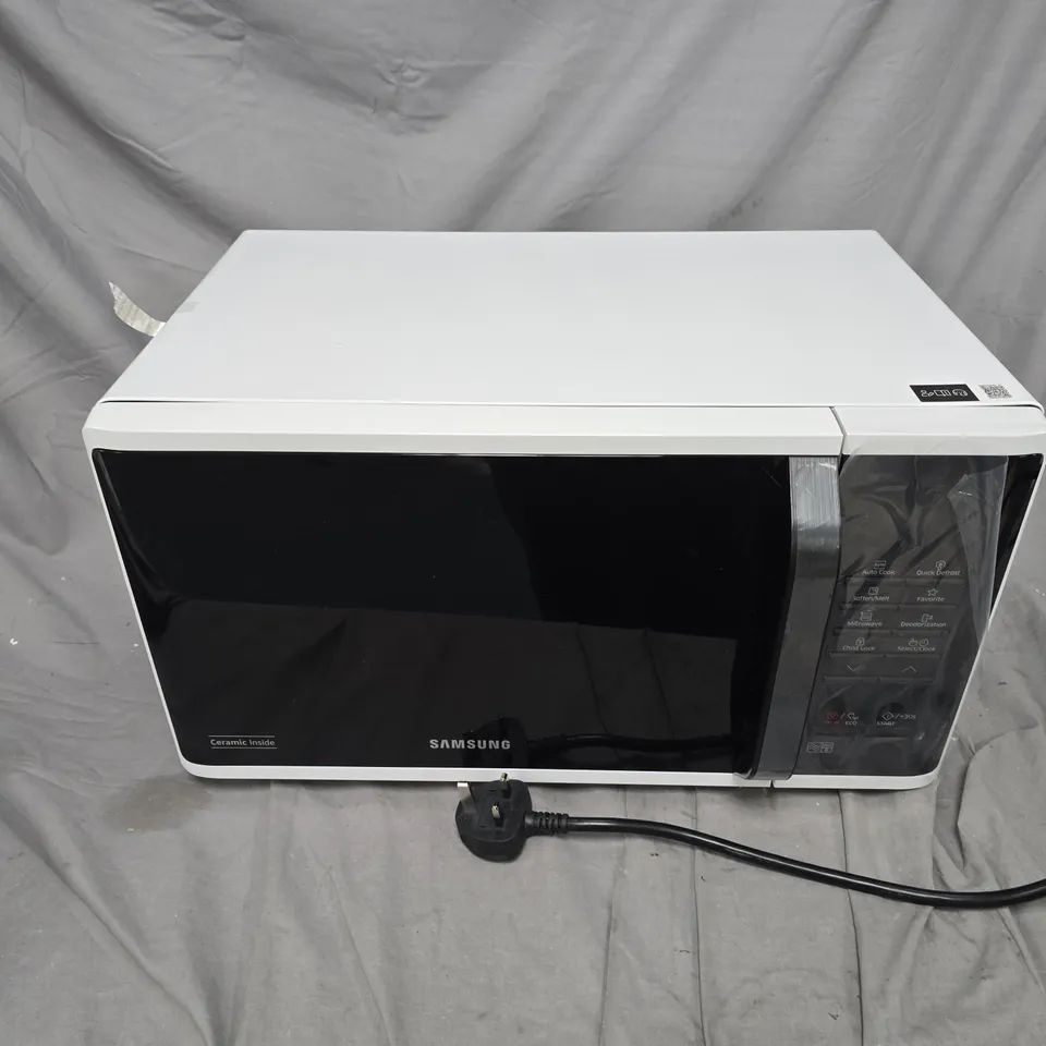 SAMSUNG MS23K3513AW/EU SOLO 23-LITRE MICROWAVE OVEN - WHITE - COLLECTION ONLY