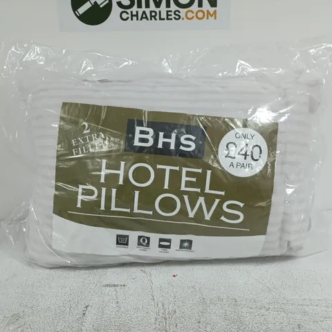 BHS PAIR OF HOTEL PILLOWS