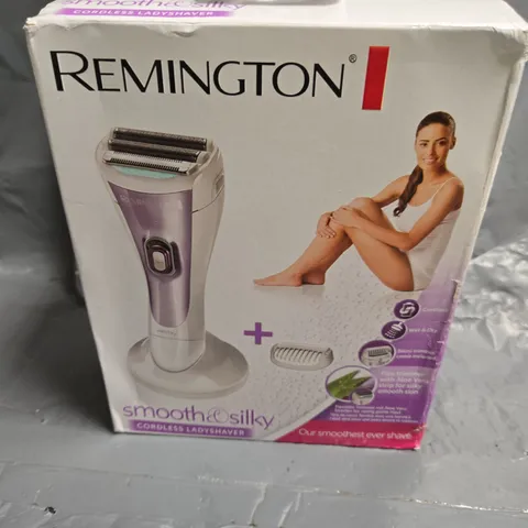 REMINGTON SMOOTH & SILKY CORDLESS LADY SHAVER – WET & DRY, BIKINI TRIMMER INCLUDED