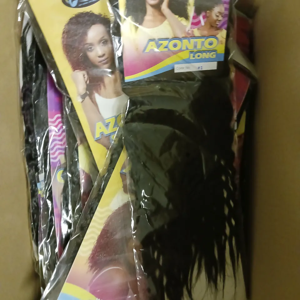 APPROXIMATELY 20 SEALED OLIVIA AZONTO LONG HAIR PIECES - #1