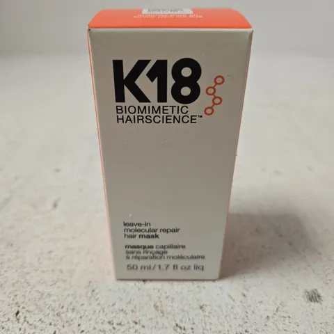 K18 BIOMIMETIC HAIRSCIENCE LEAVE-IN MOLECULAR REPAIR HAIR MASK – 50 ML