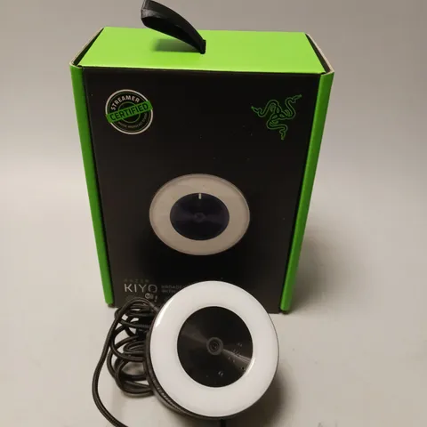 BOXED RAZER KIYO BROADCASTING CAMERA WITH ILLUMINATION