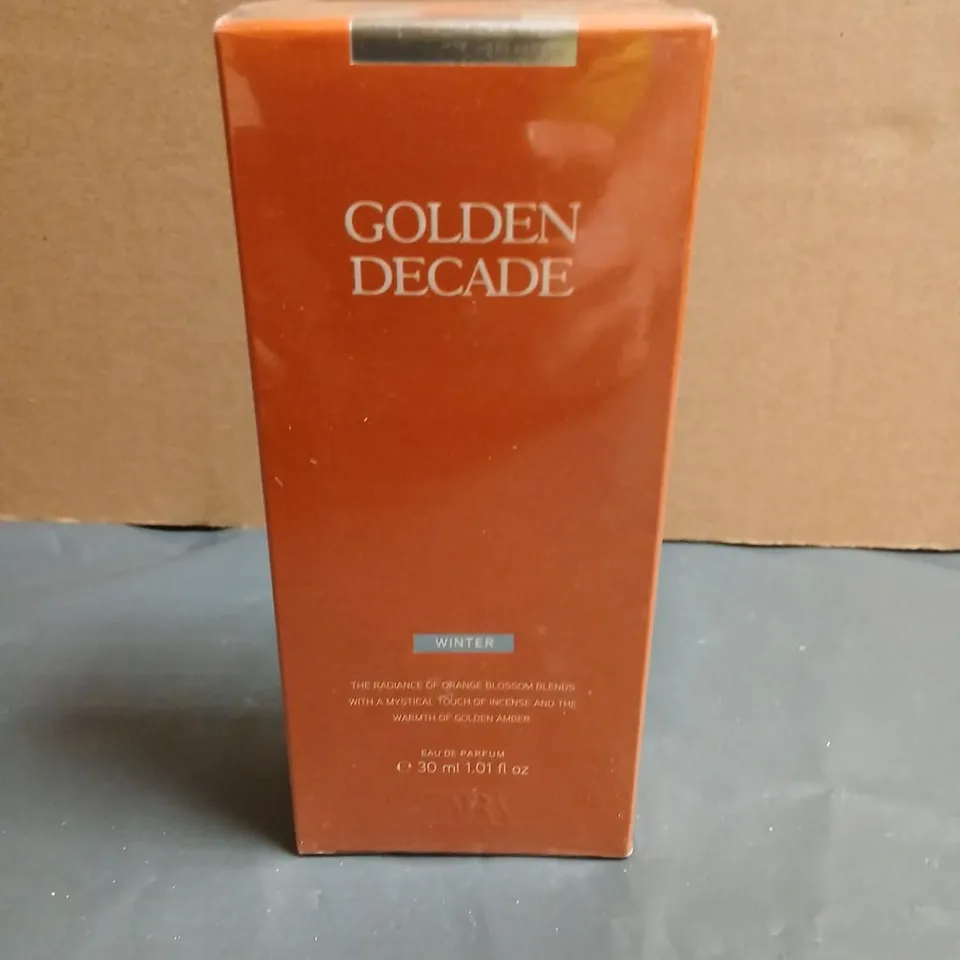 BOXED AND SEALED GOLDEN DECADE WINTER EAU DE PARFUM 30ML