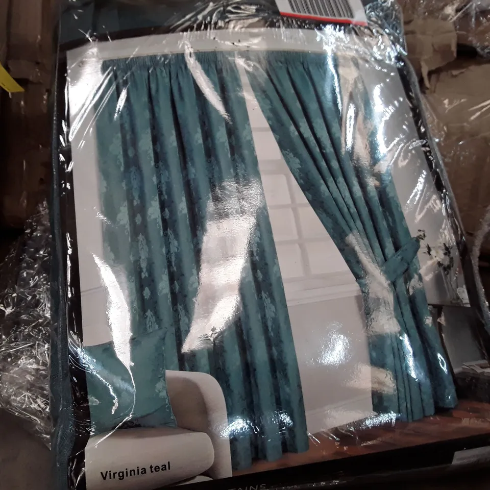 BONITA POLYESTER ROOM DARKENING PINCH PLEAT CURTAIN PAIR 