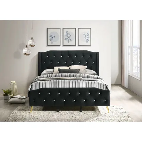 BOXED LIBERTY UPHOLSTERED BED - DOUBLE