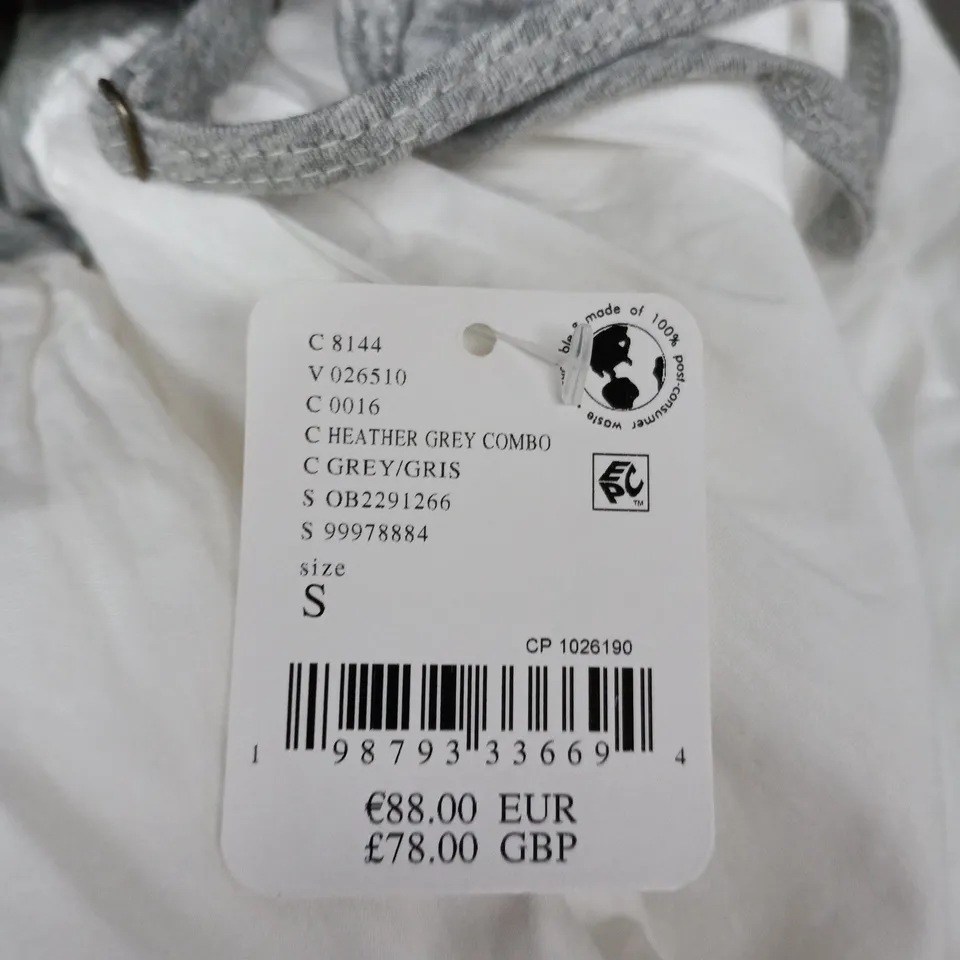 FREE PEOPLE SWEET LIFE MIDI DRESS IN HEATHER GREY COMBO - SIZE S