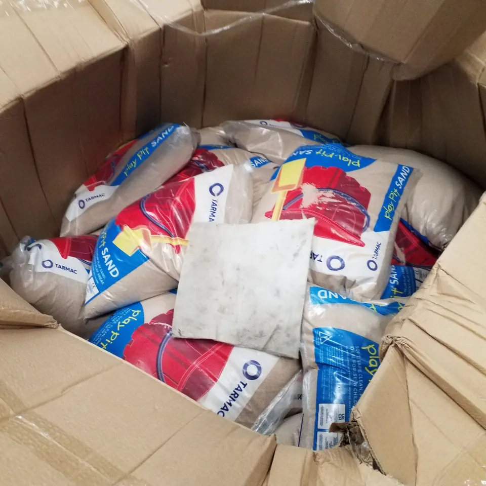 PALLET CONTAINING APPROXIMATELY 35 BAGS OF PLAY SAND