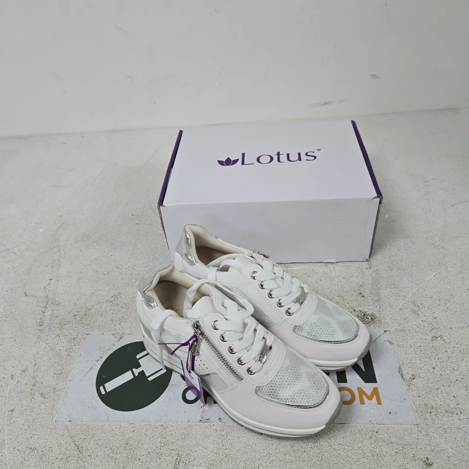LOTUS TENNO ULS576 WHITE SNEAKERS – EU39 (UK 6)