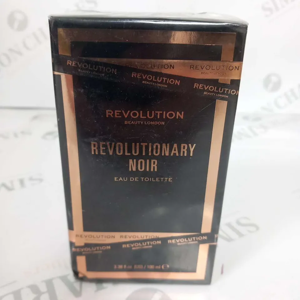 BOXED AND SEALED REVOLUTION BEAUTY LONDON REVOLUTIONARY NOIR EAU DE TOILETTE 100ML