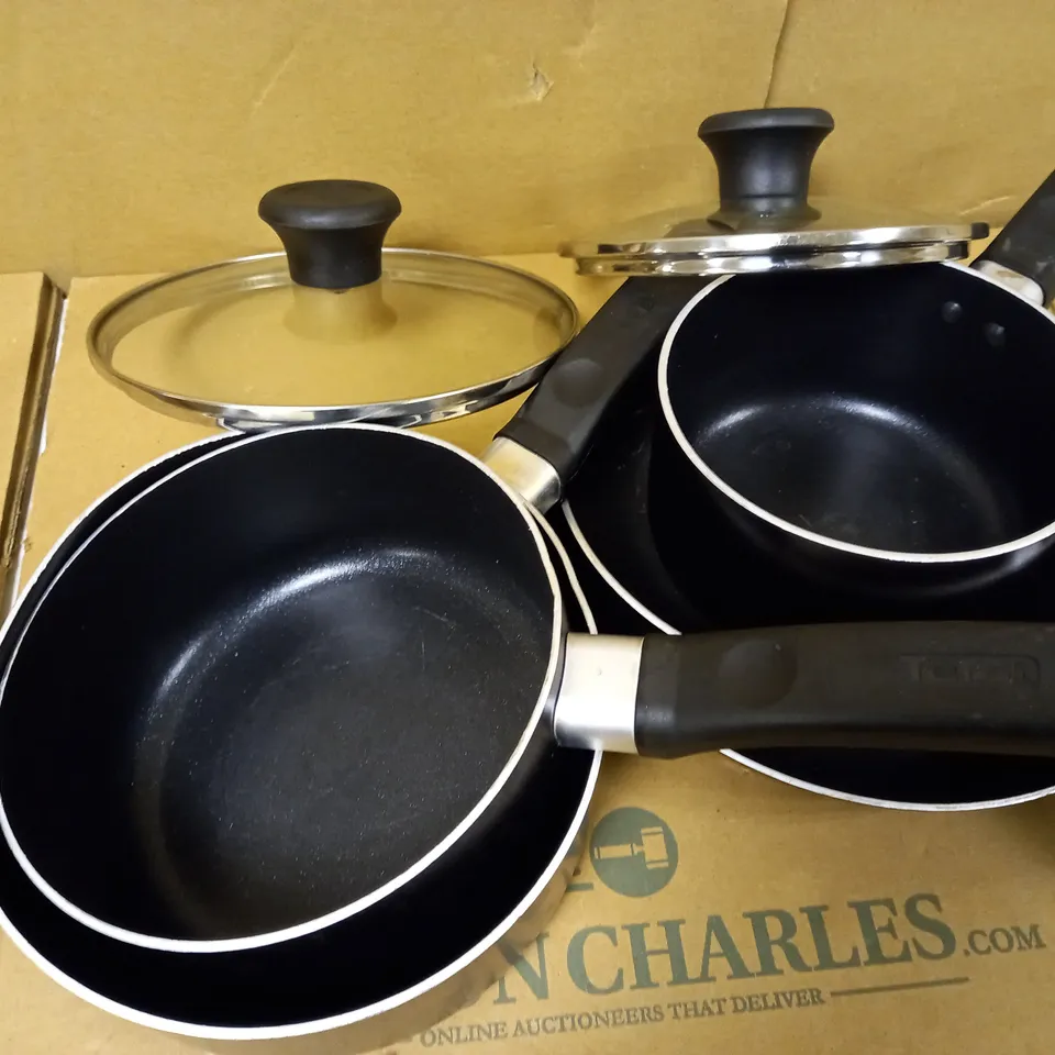 TEFAL DELIGHT SET OF FRYING PANS AND SAUCEPANS