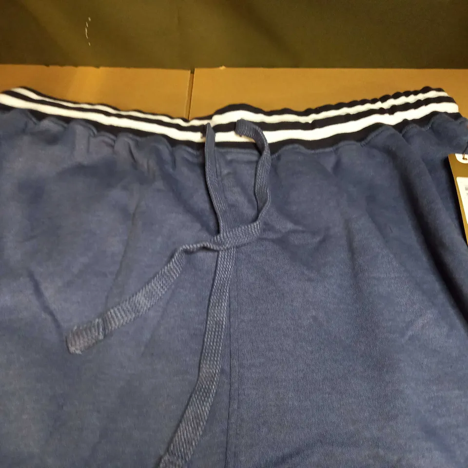VINTAGE DENIM JOG SHORTS IN ROYAL BLUE - 7XL