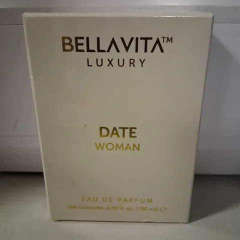 BOXED AND SEALED BELLAVITA LUXURY DATE WOMAN EAU DE PARFUM 100ML