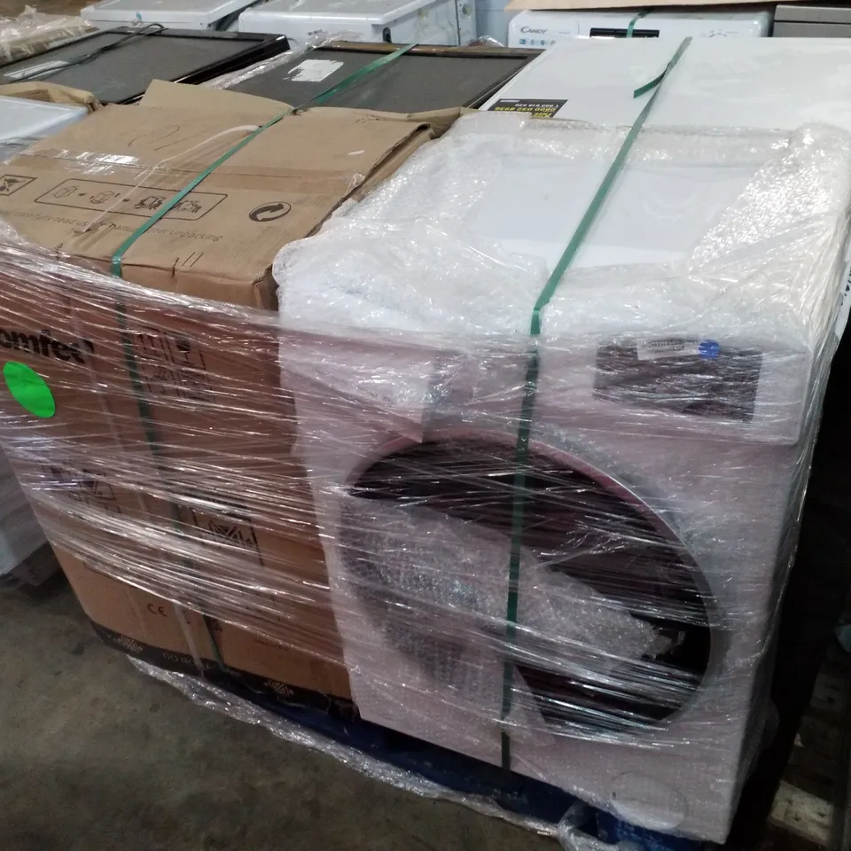 PALLET OF APPROXIMATELY 4 UNPROCESSED RAW RETURN WHITE GOODS TO INCLUDE;