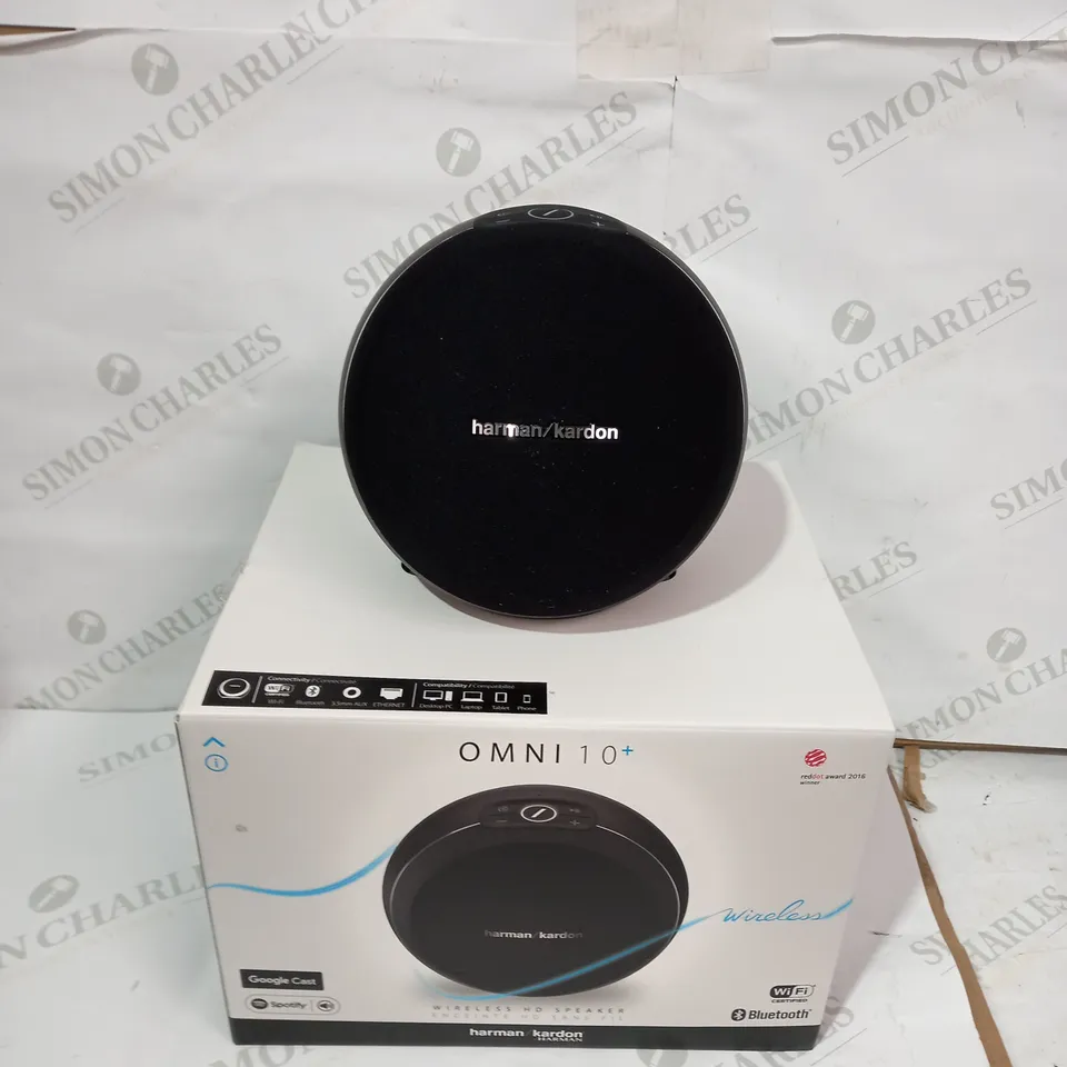 BOXED HARMAN/KARDON OMNI 10+ WIRELESS HD SPEAKER