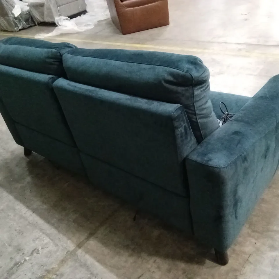 QUALITY DESIGNER ITALIAN MADE TIZZOLO 3 SEATER POWER RECLINER FABRIC SOFA