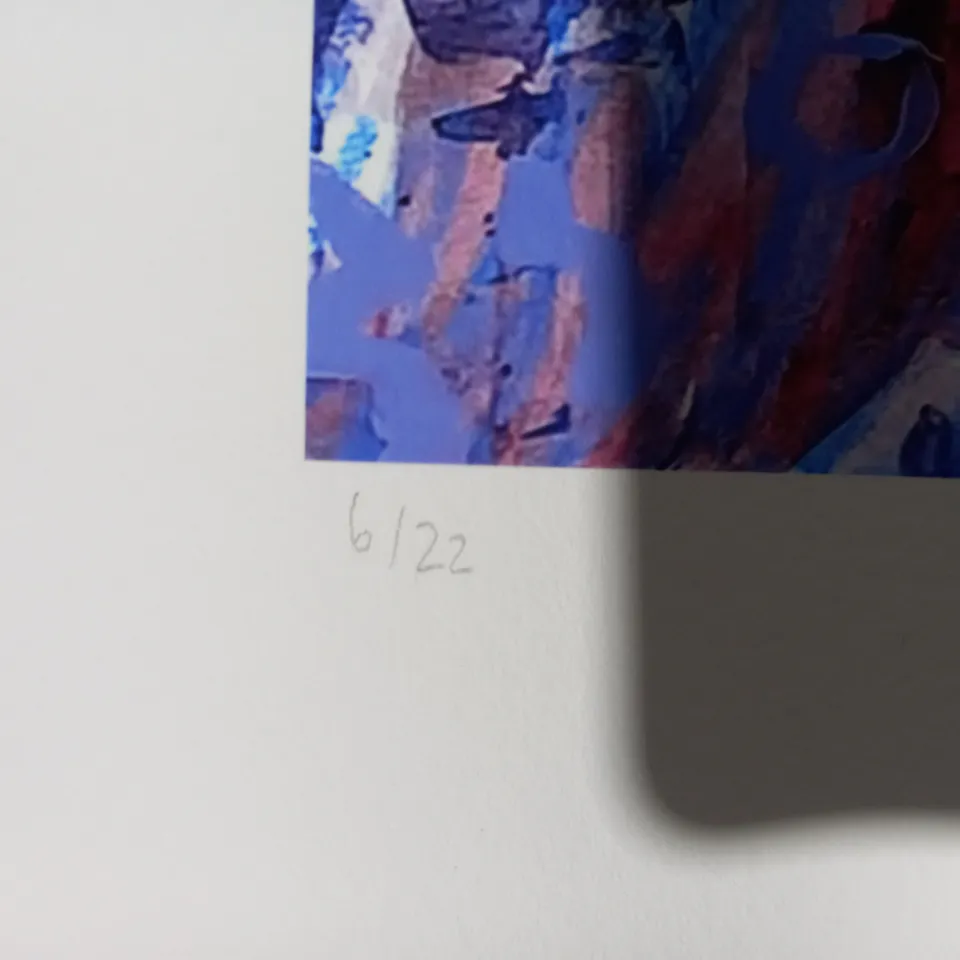 ANUSHKA KEMPKEN SIGNED LIMITED EDITION (6/22) "A BURNING HEART" ART PRINT