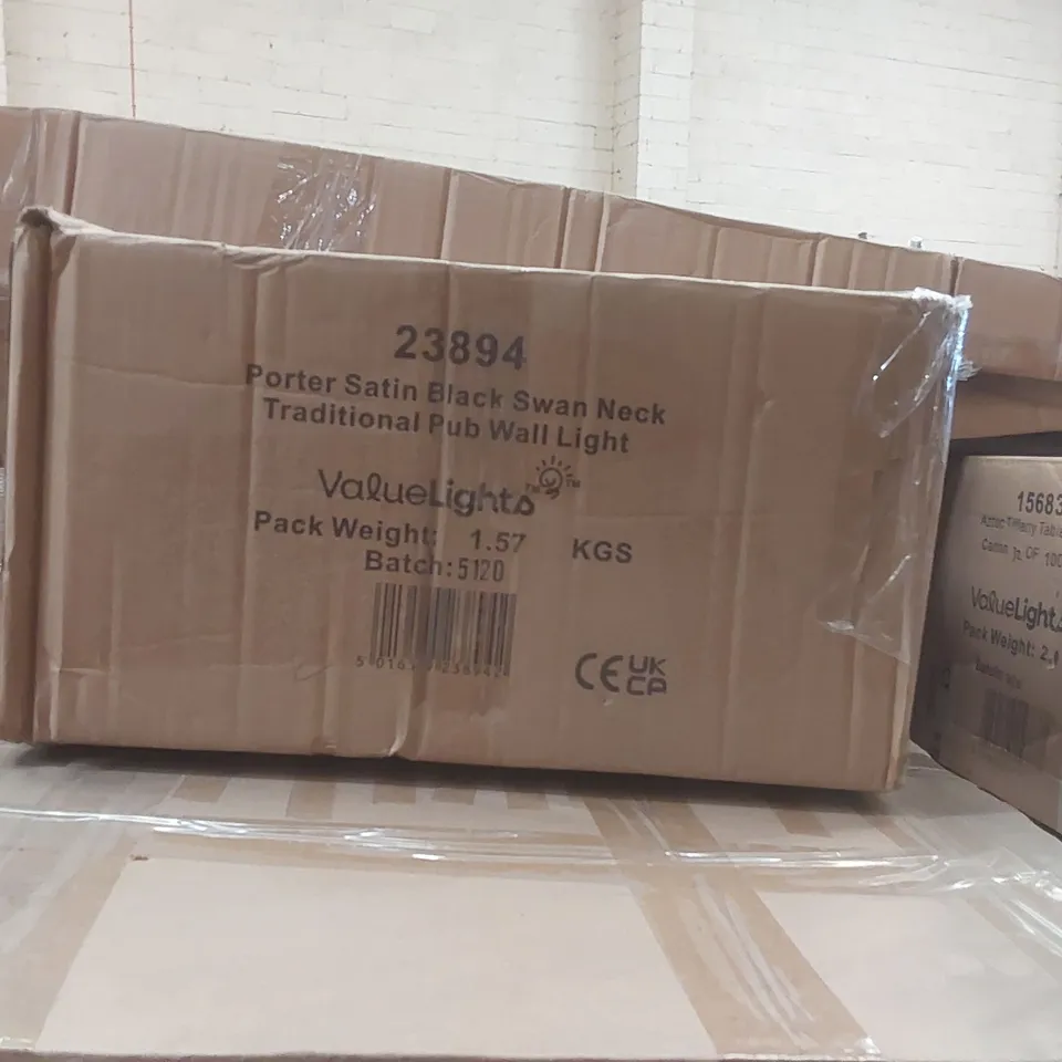 PALLET CONTAINING A VERY LARGE QUANTITY OF ASSORTED LIGHTING ITEMS