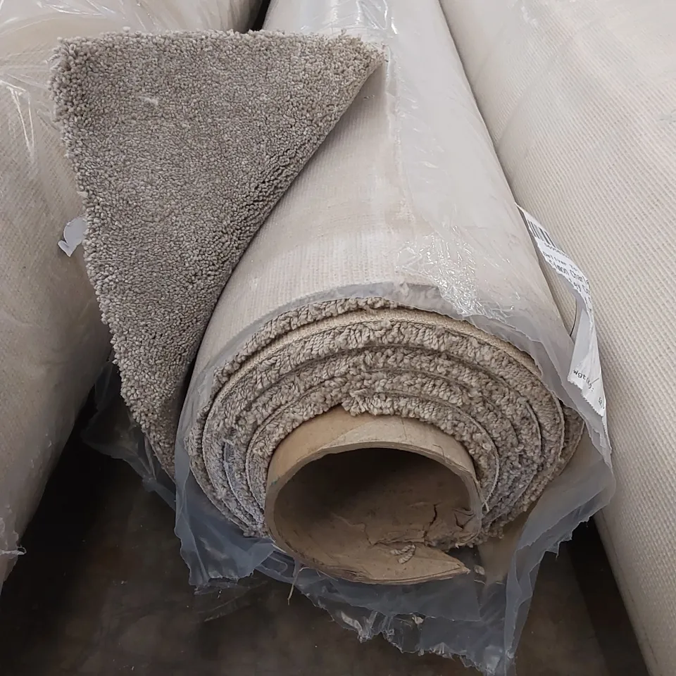 ROLL OF QUALITY ULTIMATE EXPRESSIONS TAUPE CARPET // SIZE: APPROX 5 X 2.92m