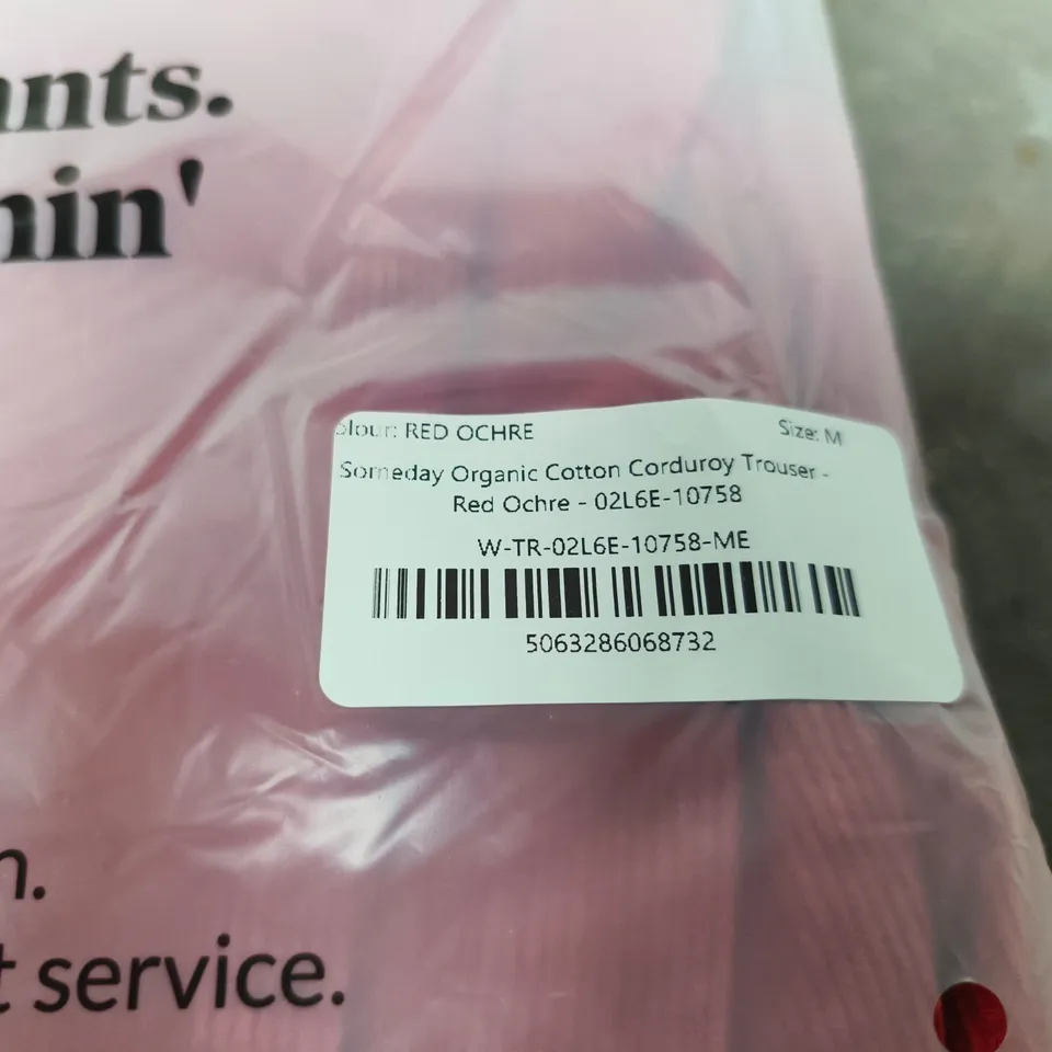 BAGGED PASSENGER CORDUROY TOUSERS - SIZE M