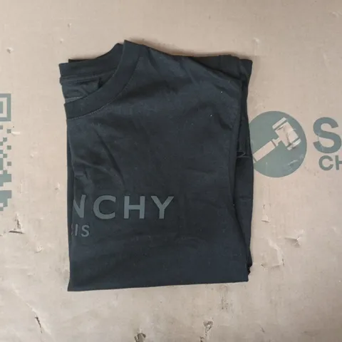 GIVENCHY SHORT SLEEVE CREW-NECK T-SHIRT IN BLACK SIZE LARGE
