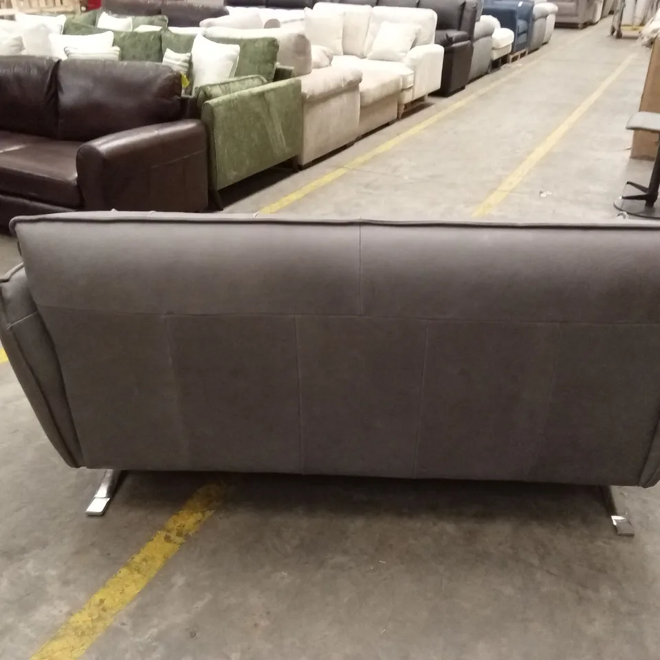 QUALITY DESIGNER ITALIAN MADE SEVILLE 2 SEATER LEATHER SOFA