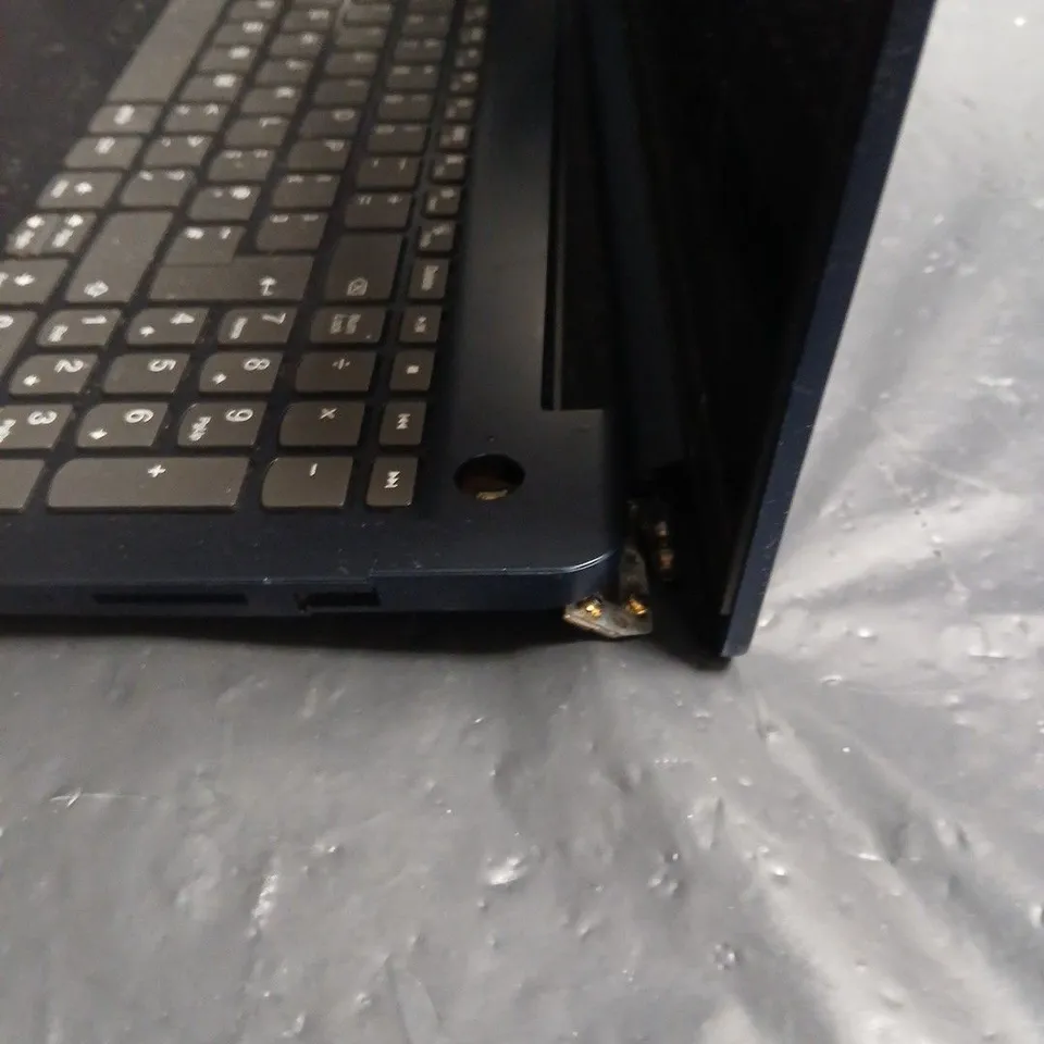 LENOVO LAPTOP – BLUE, MODEL UNSPECIFIED