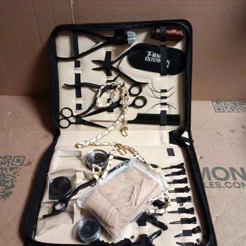 THE HAIR EXTENSION COACH KIT – HAIR EXTENSION TOOLS IN CASE