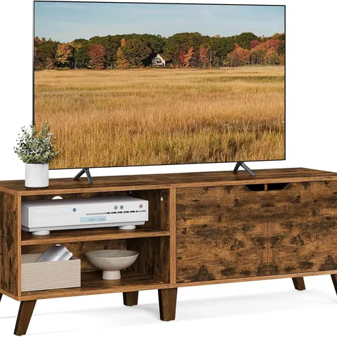 BOXED VASAGLE TV STAND WITH 2 DOORS