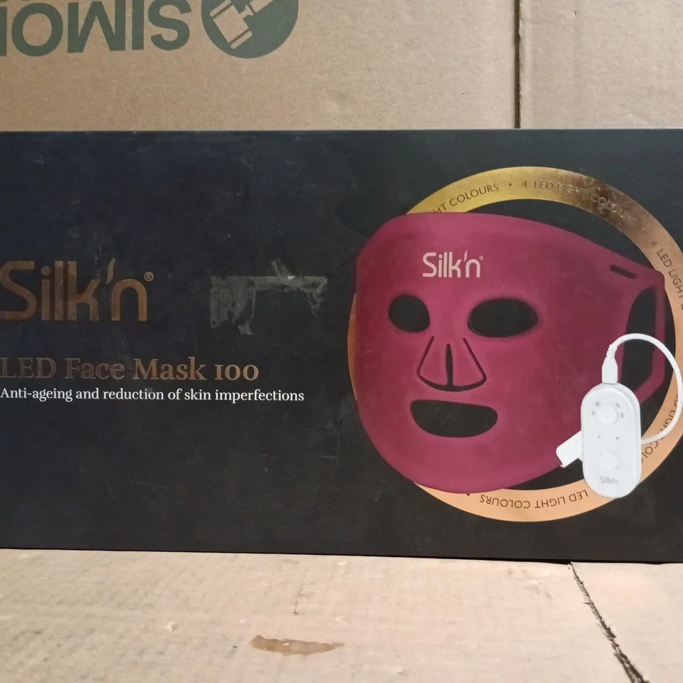BOXED SILK'N LED FACE MASK 100 ANTI-AGEING DEVICE