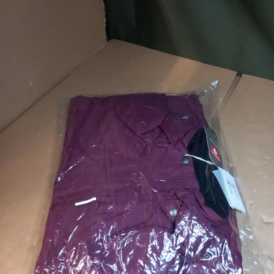 POLARN O.PYRET THERMAL BURGUNDY JACKET SIZE UNSPECIFIED