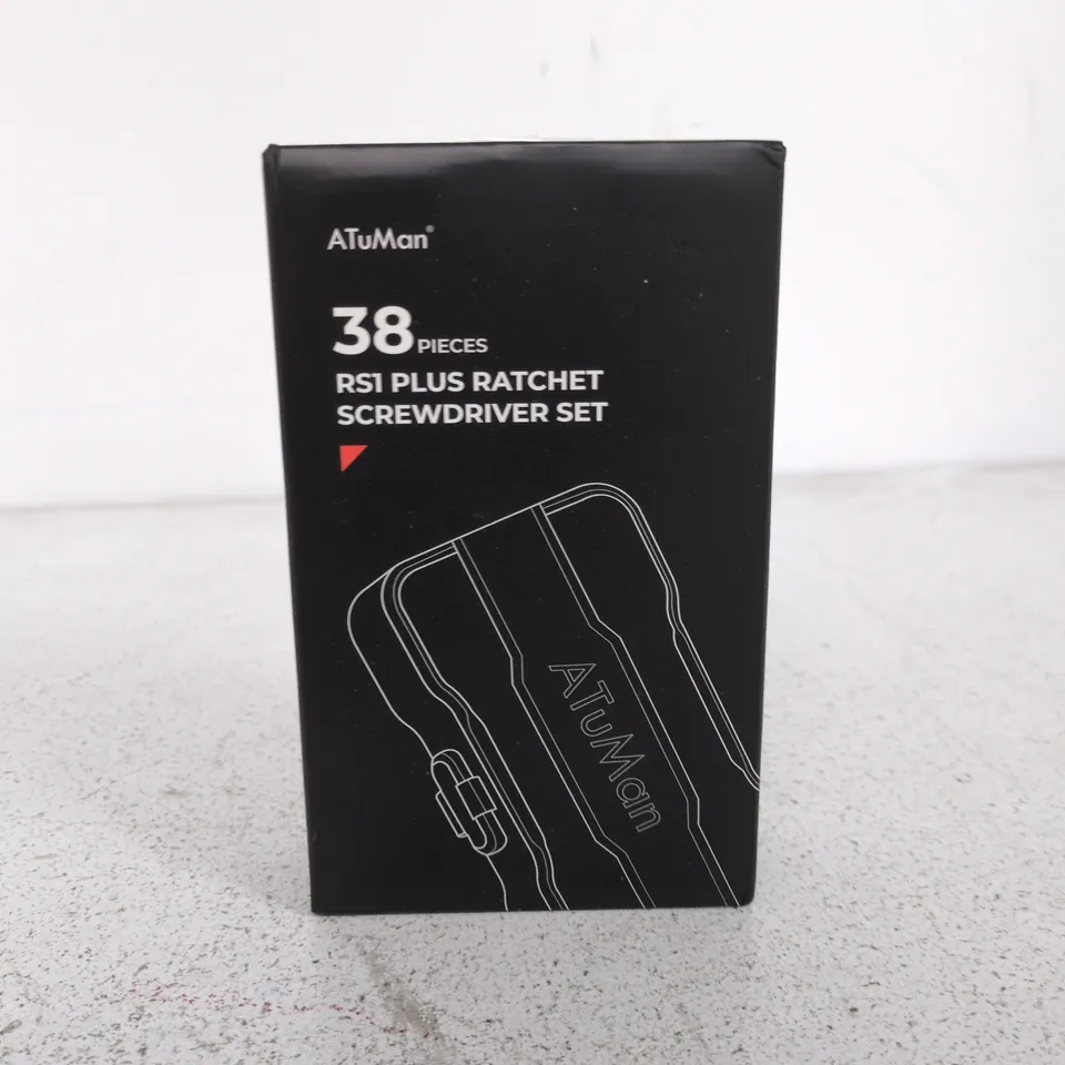 SEALED ATUMAN 38-PIECE RS1 PLUS RATCHET SCREWDRIVER SET