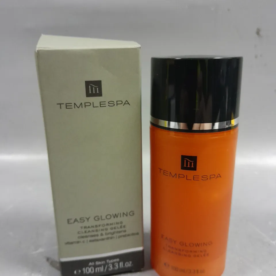 BOXED TEMPLESPA EASY GLOWING CLEANSING GEL - 100ML 