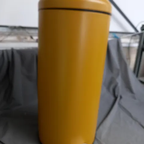 BOXED YELLOW PEDAL BIN