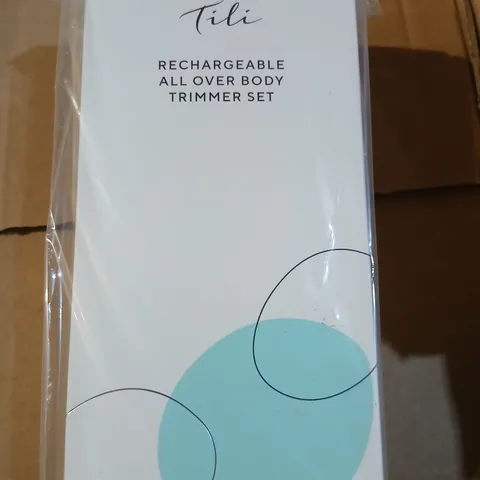 TILI RECHARGEABLE ALL OVER BODY TRIMMER SET