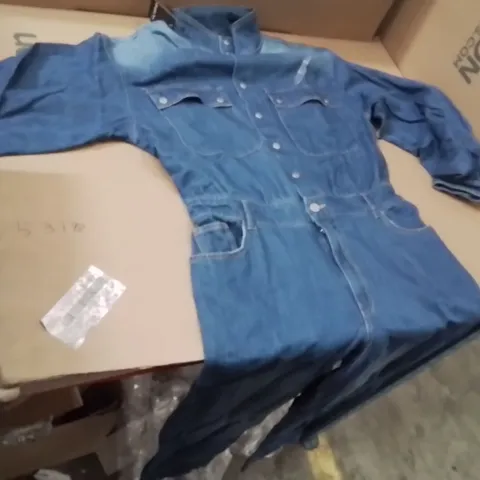 BOXED BRAND NEW APPROXIMATELY 3 SIMPLY BE MIDNIGHT WASH JUMPSUIT DENIM SIZE 16
