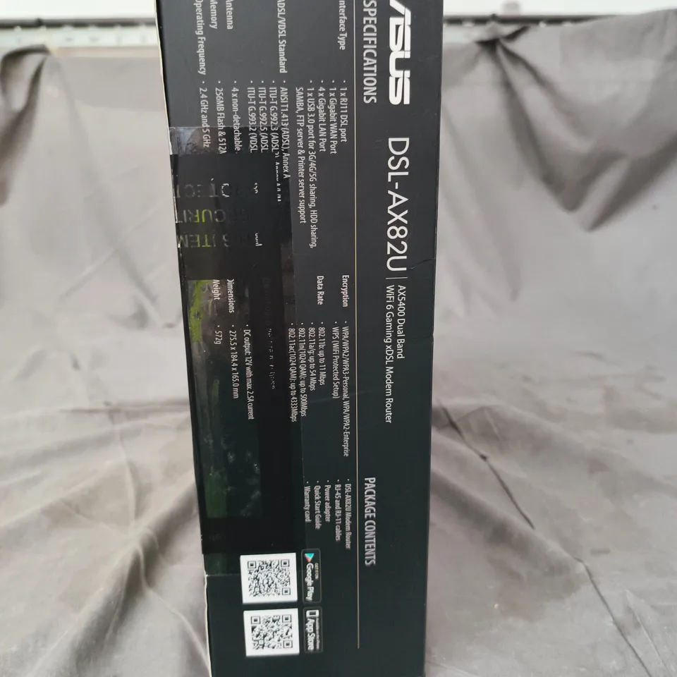 SEALED ASUS DSL-AX82U AX5400 DUAL BAND WIFI 6 MODEM ROUTER